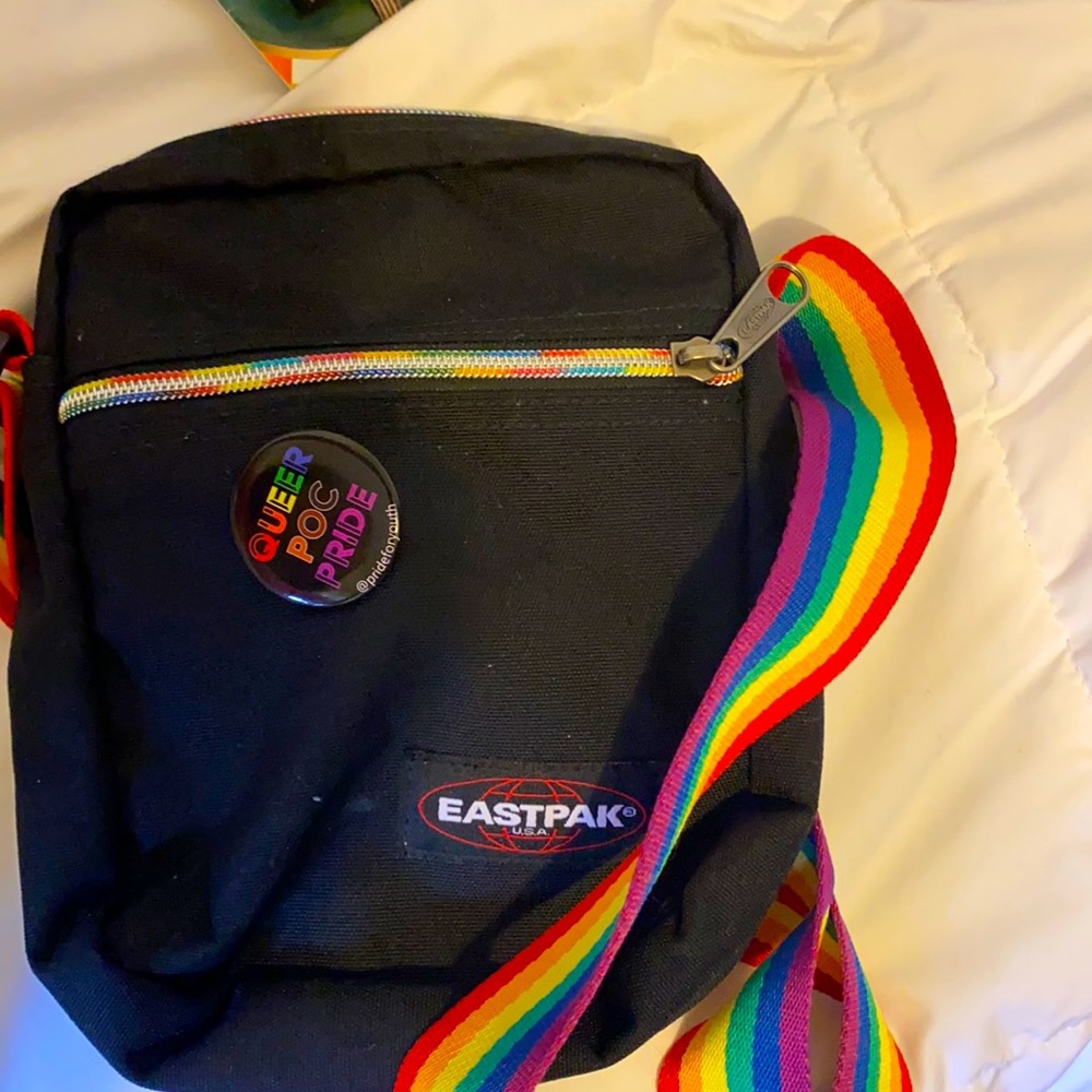 Eastpak crossbody LGBTQ bag
